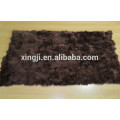 Rex rabbit belly fur plate natural white color